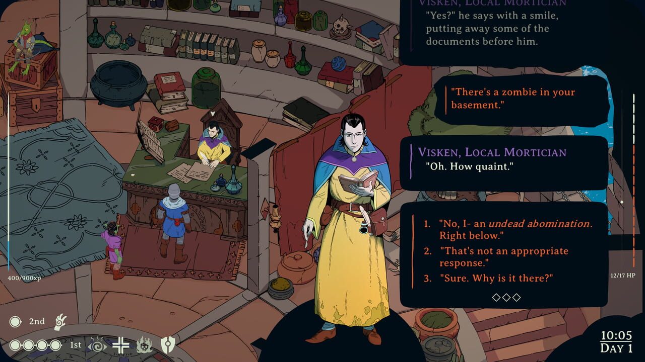 Esoteric Ebb builds its role-playing out of dialogue rather than combat.