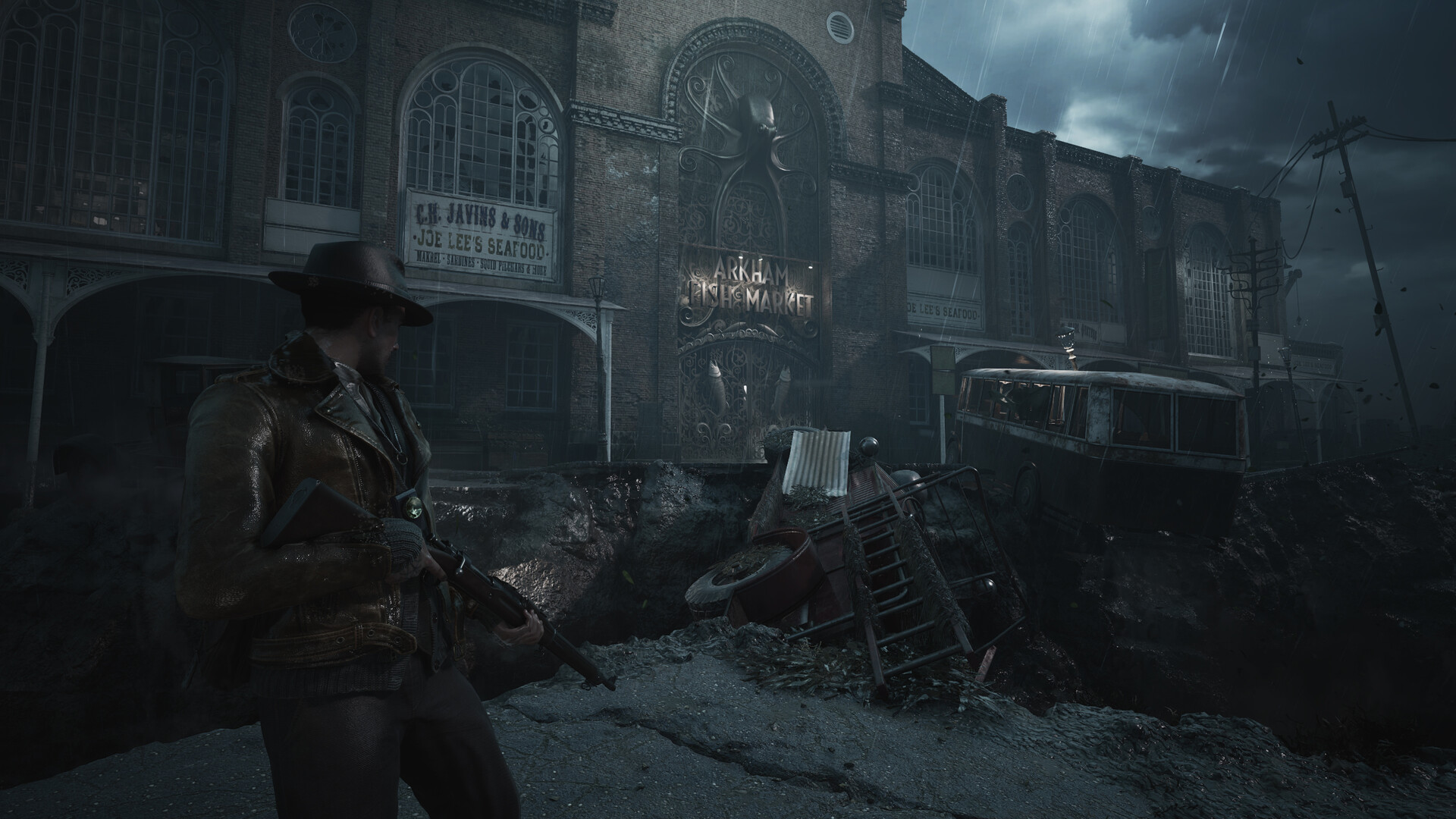 A confrontation in the flooded city