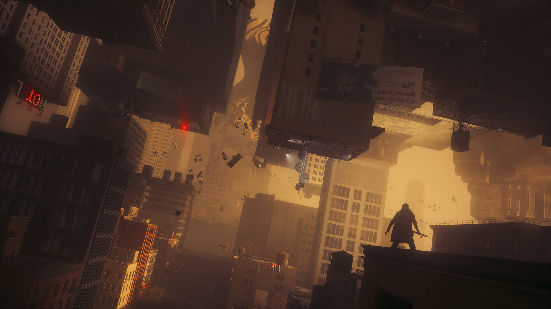 Control Resonant screenshot: Manhattan under the Hiss invasion