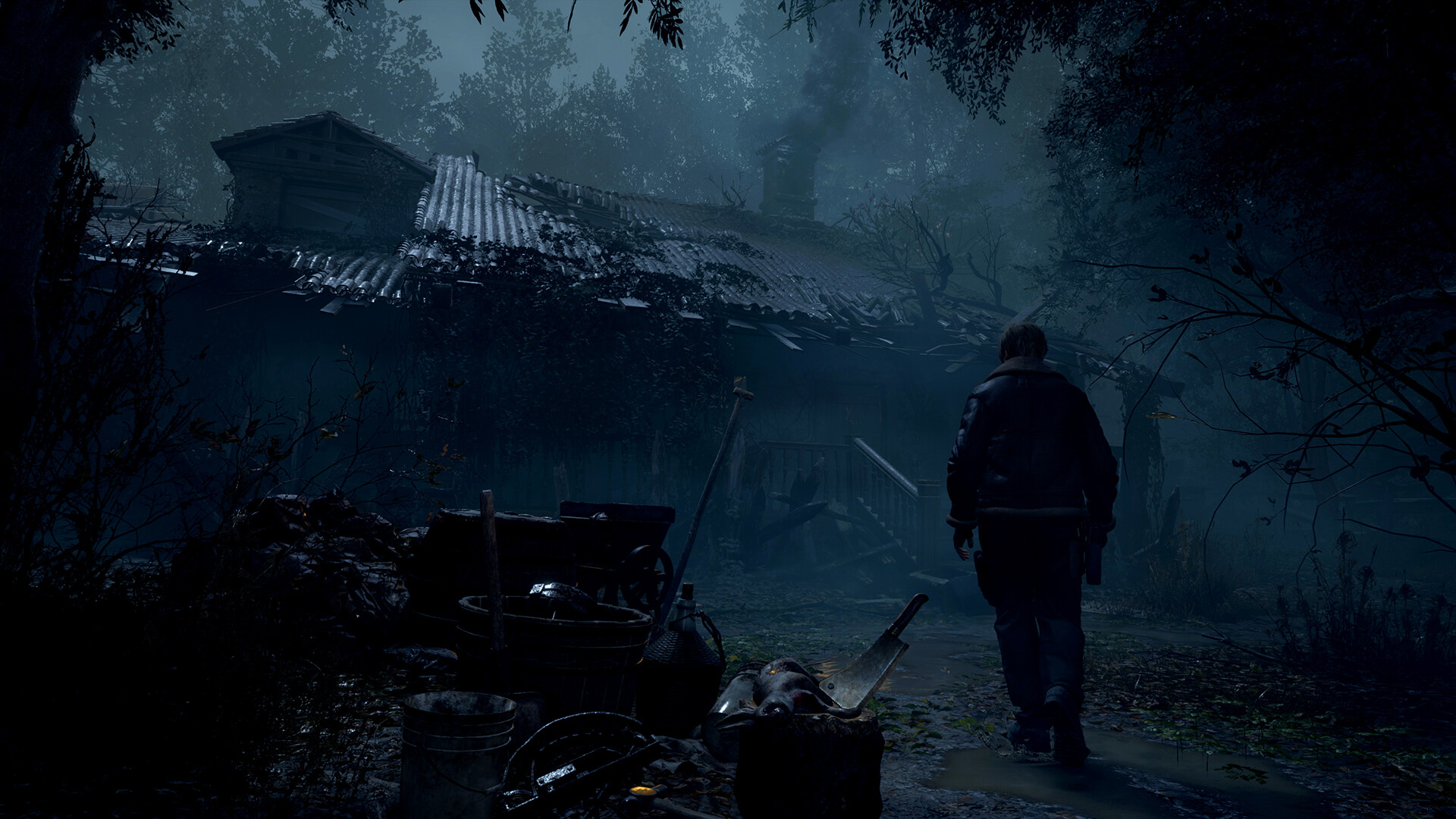 Resident Evil 4 remake screenshot: the 2023 rebuild of Capcom's 2005 classic