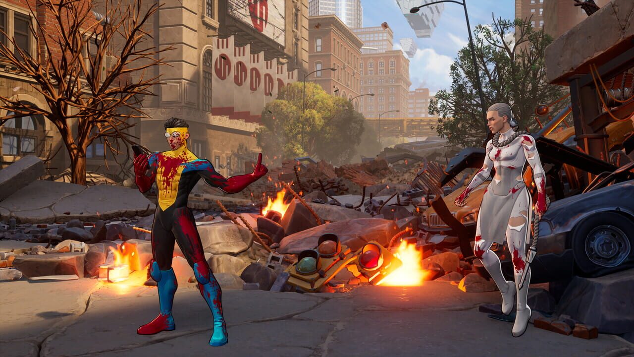 Eighteen characters, each given a fighting-game identity of its own.