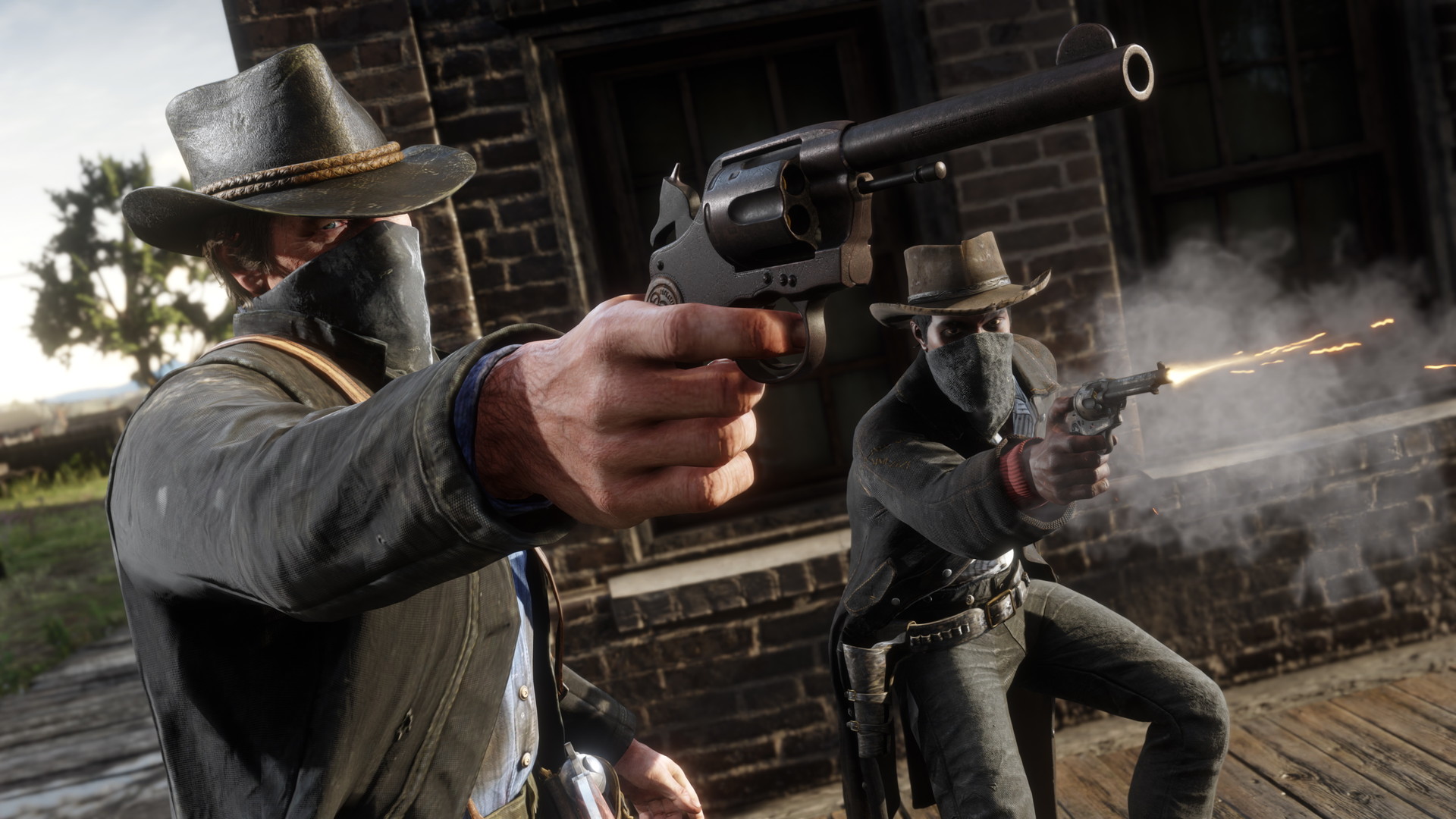 Red Dead Redemption 2 screenshot: a long open world worth parking properly rather than rushing