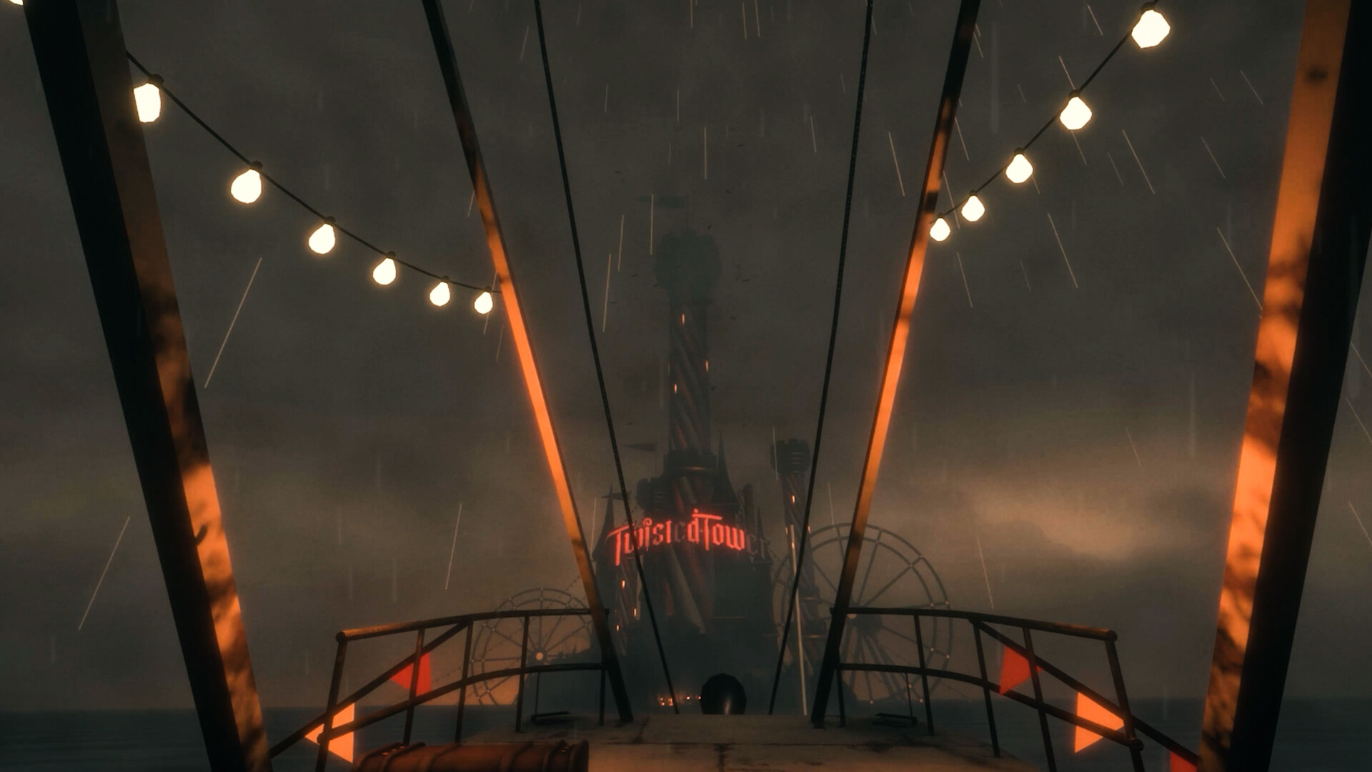 Twisted Tower turns a decaying theme park into a bright, bloody shooter