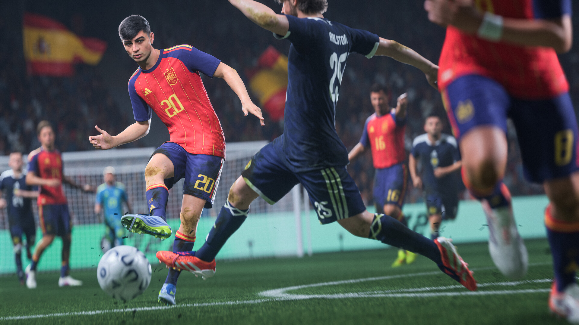 EA Sports FC 27 screenshot: a match in progress