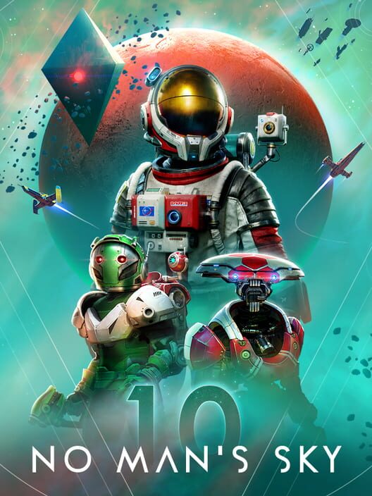 No Man's Sky at ten, and a game nobody can finish cover art